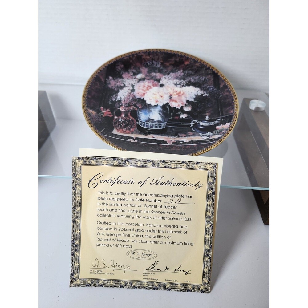 Sonett Of Peace Collector Plate